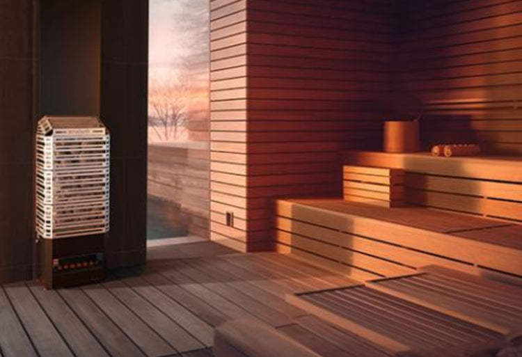 Saunum AIR 7 WiFi Sauna Heater Package, 6.4kW