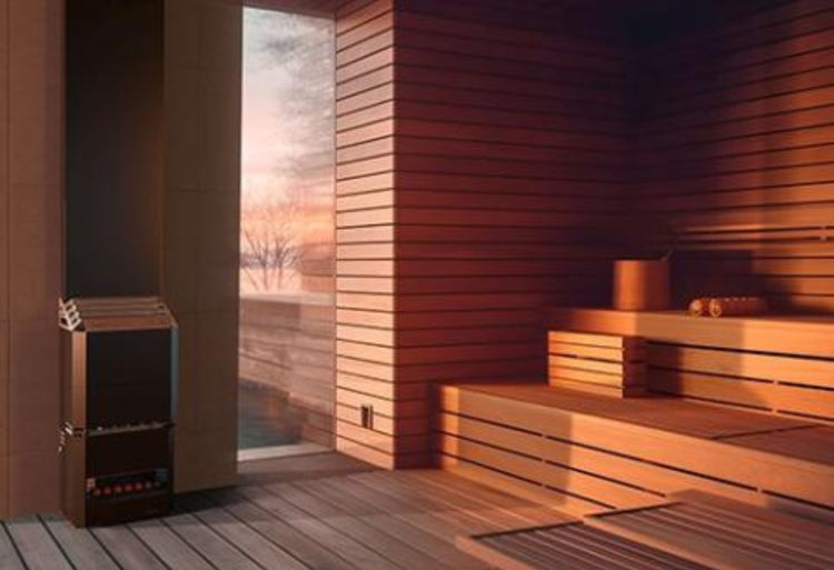 Saunum AIR 7 WiFi Sauna Heater Package, 6.4kW